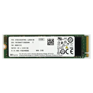 SK하이닉스 PC601 512GB M.2 NVMe SSD PCIe3.0 2280