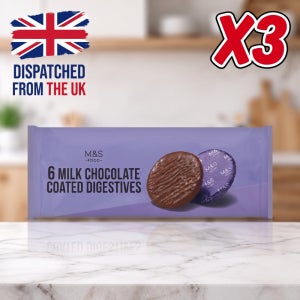 190g3개 막스앤스펜서 밀크초콜릿 다이제스티브 소포장 다이제 Milk Chocolate Digestives