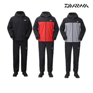 한국다이와 26 레인슈트 사계절 낚시복 우의세트 DR-5926K 블랙 그레이, L