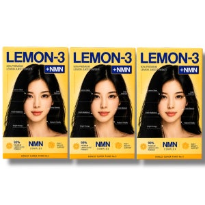 레몬쓰리 NMN 180정 3박스 고체레몬즙 레몬3 식약처 안전제조인증