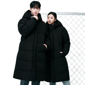 FUS-600 카르디아 롱패딩 블랙 [남녀공용]