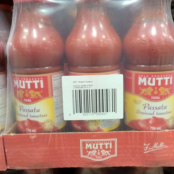 코스트코 무띠 파사타 토마토 퓨레 796ml x 6 파스타 스파게티 소스 요리