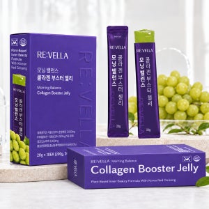REVELLA 모닝 밸러스 콜라겐 부스터 젤리 (식물성콜라겐, 샤인머스캣)
