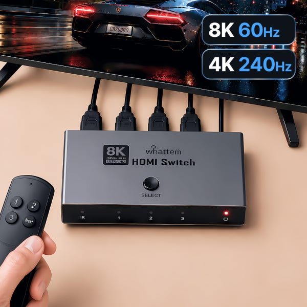 [리모컨] HDMI분배기 8K 3:1 고주사율 셀렉터