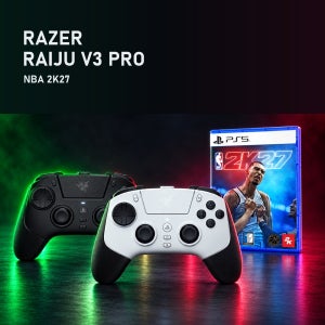 [PS5 NBA번들] 레이저 라이주 V3 프로 + NBA2K27 게임패드 컨트롤러 세트