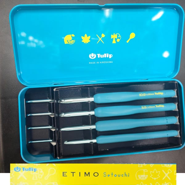 ETIMO TEU-001e 튤립 세토우치 코바늘 세트 Tulip ETIMO Setouchi Crochet Hook set 에티모 코바늘