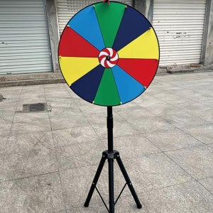 60CM 룰렛 돌림판 이벤트 보드 게임 뽑기 돌리기 행사 추첨기 회전 원형 행사용 복불복