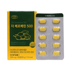 최신제조 베르베린 더베르베린500 500mg 60정 정제 영양제