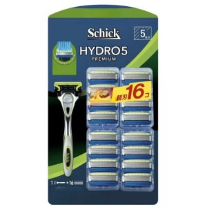 쉬크 Schick 하이드로5 프리미엄 5 장 칼날 교체 블레이드 17 개입 Schick HYDRO5
