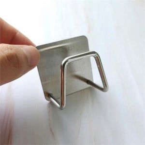 벽걸이 싱크대 수세미 걸이 씽크대 주방 수세미 거치대 스텐 부착식