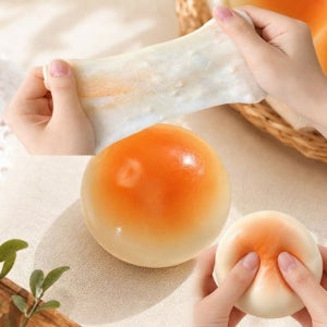 모닝빵 슬랑이 왁뿌볼 크런치 말랑이 슬라임 촉감놀이 스트레스 볼 샤오홍슈