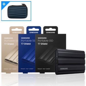 외장SSD 삼성 T7 Shield 1TB 1테라 USB 3.2 메모리 +파우치