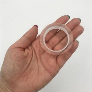 공예용 실리콘 양면 테이프 1cm 1m 재사용 투명 양면 테이프