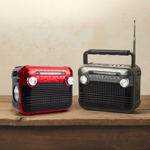 아남 PA-311 레트로 블루투스 라디오 효도라디오 휴대용 스피커 USB SD TF카드
