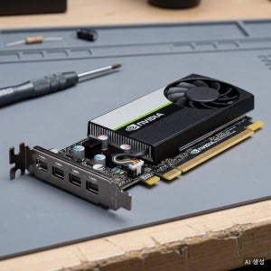 PNY Quadro T600 4GB GDDR6 로우 프로파일