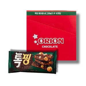 오리온 톡핑 그래놀라 헤이즐넛, 43g, 10개