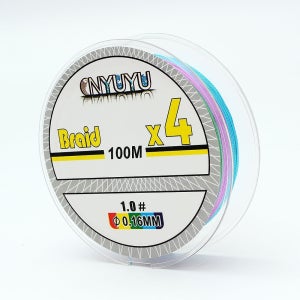 4합사 낚싯줄 PE라인 합사 원줄 1호 100m 5색 멀티컬러