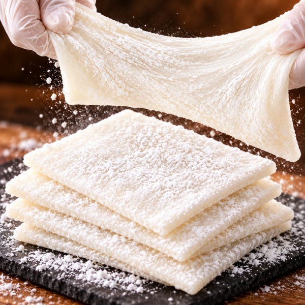 모찌피 시트 찹쌀떡 찹쌀 피 시트