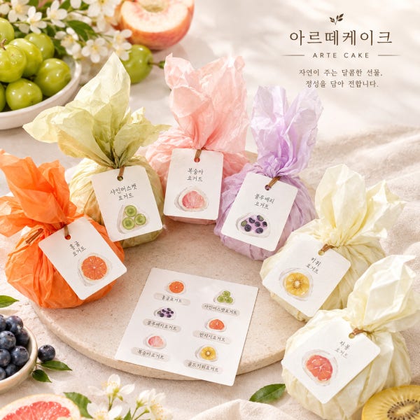 프리미엄 생과일그릭요거트찹쌀떡 수능모찌