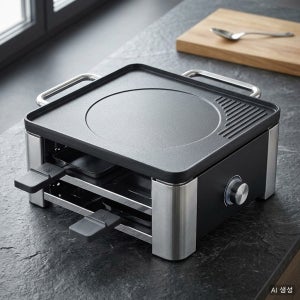 WMF 로노 라클렛 그릴 4인용 870W 팬 세트
