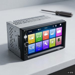 7인치 2DIN 카오디오 MP5 플레이어 블루투스 애플 호환 178x100mm 7018B