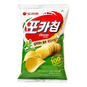 오리온 포카칩 어니언, 137g, 10개