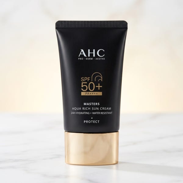 AHC 마스터즈 아쿠아 리치 선크림 50ml(SPF50+) 2개