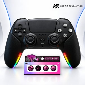 PS5 호환 무선 컨트롤러 햅틱 레볼루션 PC 게임패드 홀센서 백버튼 매크로