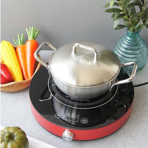 밤비앤코 독일 AMT 316Ti 스텐 양수냄비 멀티웍 20cm 웍