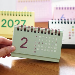 2027년달력 27년 언더모니터 미니달력 탁상 책상 인테리어 켈린더 내년 업무 카렌다