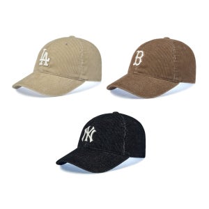 [MLB] 투톤 코듀로이 언스트럭쳐 볼캡 (3 COLOR)