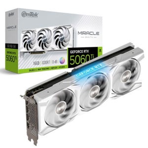 이엠텍 지포스 RTX 5060 Ti MIRACLE WHITE D7 16GB