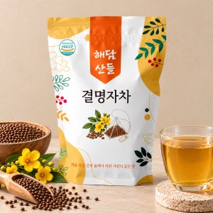 국산 결명자차 티백 50개입 HACCP 생분해 삼각필터 전통차