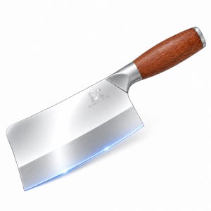BACKROCK 고급 중식칼 황화리 실목 손잡이 절골용 중식도 29cm, 1개