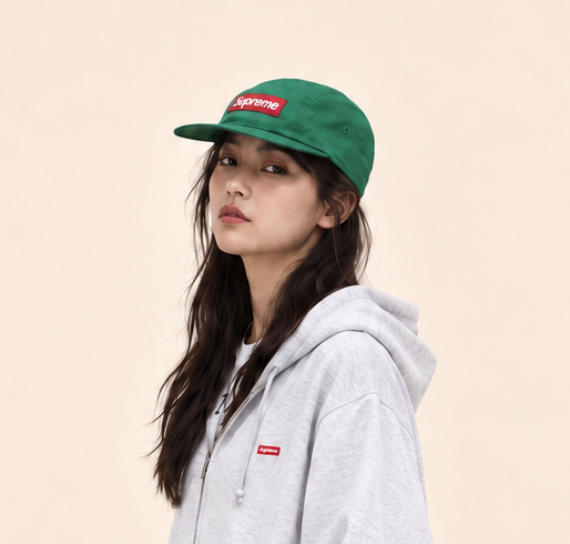 シュプリーム 帽子 Washed Chino Twill Camp Cap Red 26FW