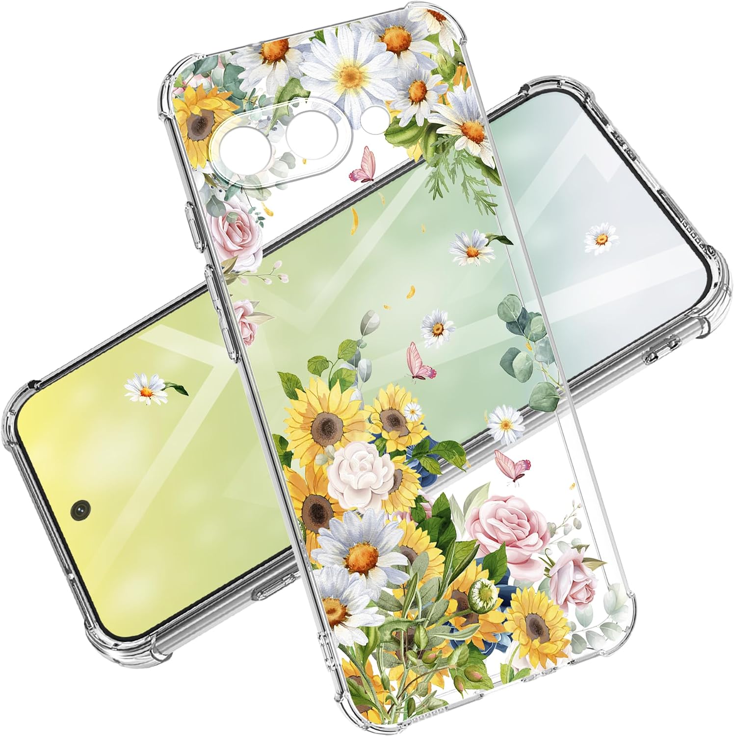 Google Pixel Women Poncase Sunshine Blossom、Google Pixel 9A