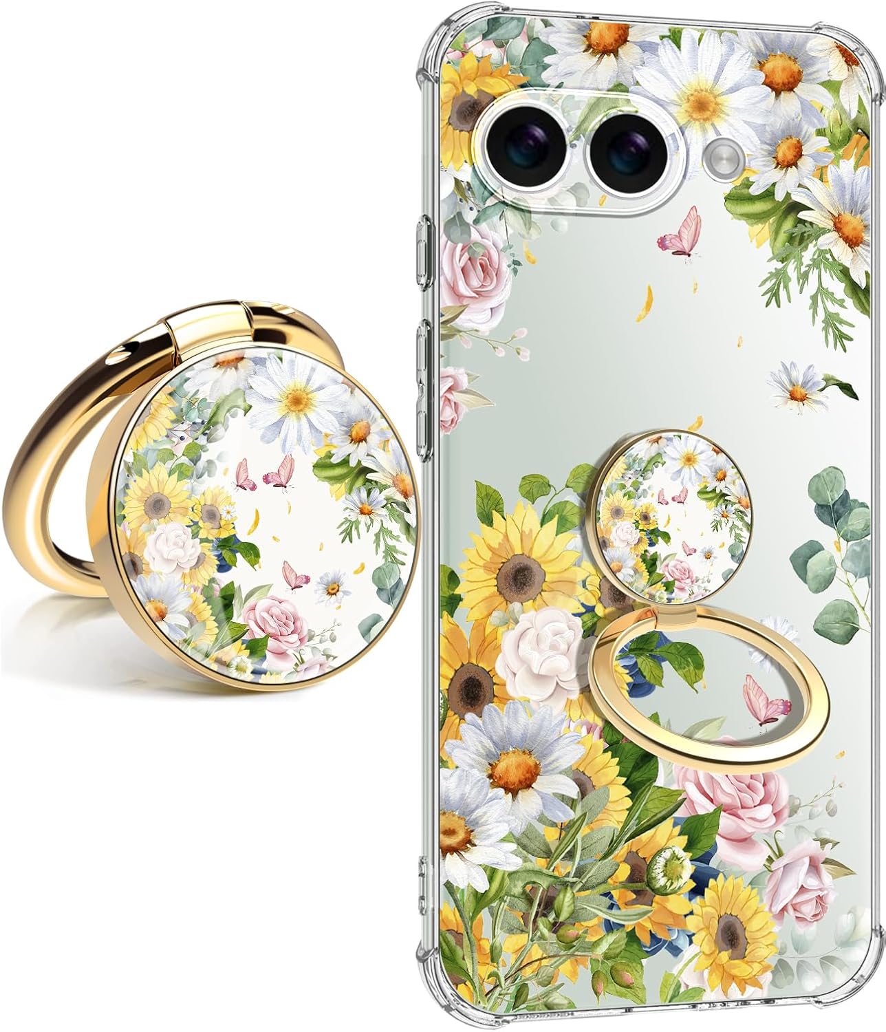 Google Pixel Women Poncase携帯サンシャインブロッサム、Google Pixel 9A