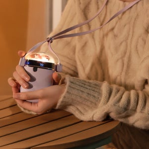 HEARTIM 충전식 손난로 넥밴드 목난로 휴대용 보조배터리 KC인증 5000mAh