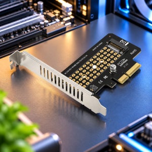 PCIe x4 M.2 NVMe SSD 확장카드 변환 어댑터 LP 브라켓 포함