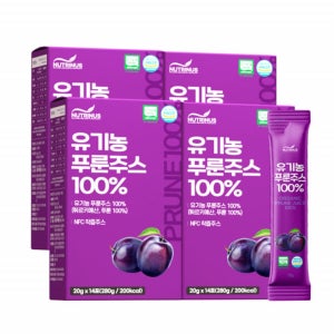 뉴트리너스 유기농 푸룬주스 20g x 14포 x 4박스