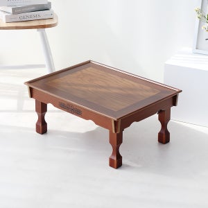 엔틱 모자이크 유전 2도 접이식 사각밥상 60센티 1인용 2인용