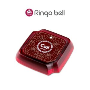 GST-300 red 링고호출벨 직원호출 슬림형 사각