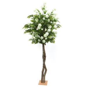 국내수작업 인조나무 불두화 스노우볼 트리 240cm 실내조경 인조식물 나무 인조목