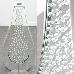웨딩 꽃길 장식 오브제 결혼식장 연출 예식장 미러 크리스탈 믹스 호리병 88.5cm