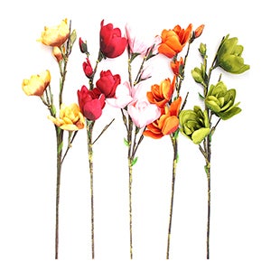 마그놀리아 조화 인조 목련 꽃 가지 아트꽃 스펀지 플라워 88cm 5색 택1 각12개 세트 매그놀리아 조화꽃 꽃장식