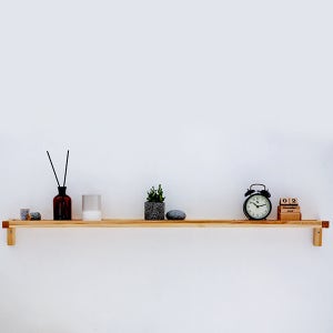MOLBA 원목 벽선반 1185100 내추럴