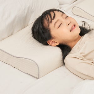 꿀잠 라텍스 어린이경추베개 주니어베개 7세부터 초등학생베개