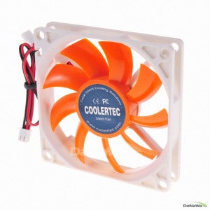COOLERTEC Silent ORANGE WHITE Fan OW 8015DFS-2P