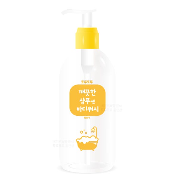 [토루토루] 깨끗한샴푸&바디워시(400ml)