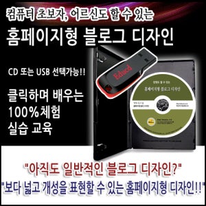 홈페이지형 블로그 디자인 CD